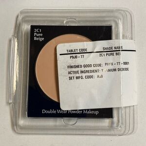 New Estée Lauder Double Wear Powder Makeup in 2C1 Pure Beige Sealed Tester